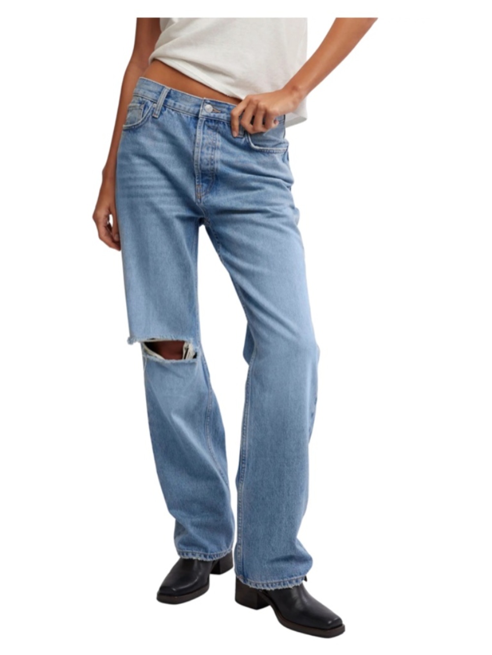 WE THE FREE Holly High Rise Bootcut Jeans Cambridge Size 28